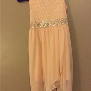 Light pink badazzled dress